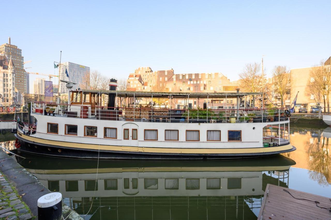 Boatapartment Animathor On Top Location Rotterdam Bagian luar foto
